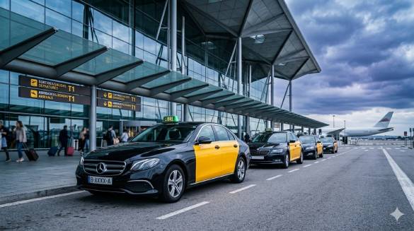Taxi del Aeropuerto El Prat a Barcelona