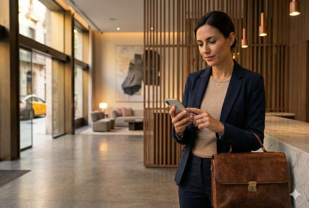 Empresas reservando taxi por WhatsApp en Barcelona