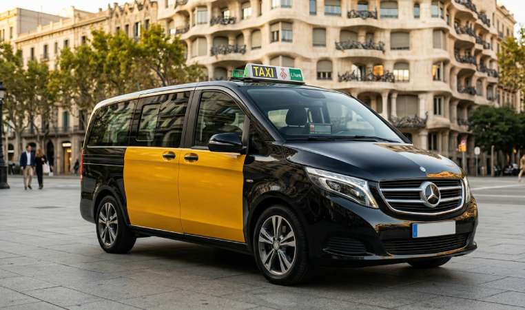 Taxi monovolumen XL Barcelona — hasta 8 plazas